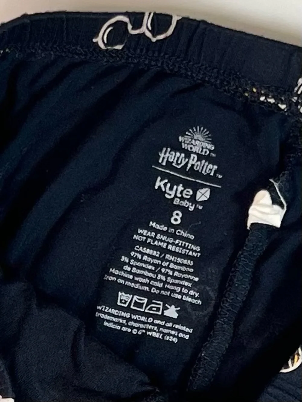 Kyte Baby Harry Potter Pajama Set Unisex Size 8